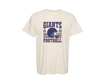 brand:Comfort Colors|color:Ivory|Giants Football Graphic T-Shirt