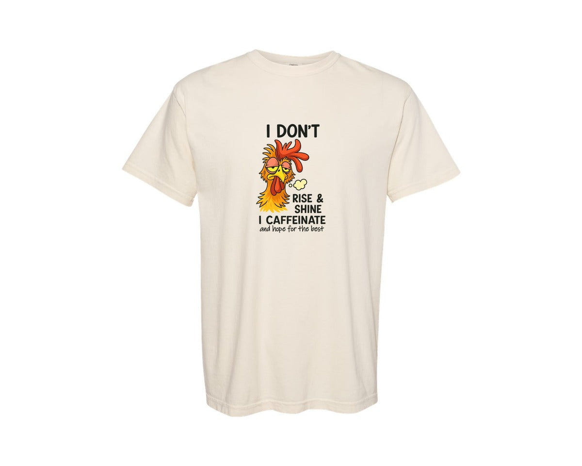 brand:Comfort Colors|color:Ivory|Sarcastic Animals T Shirt Designchicken 2 Graphic T-Shirt