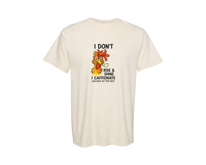 brand:Comfort Colors|color:Ivory|Sarcastic Animals T Shirt Designchicken 2 Graphic T-Shirt