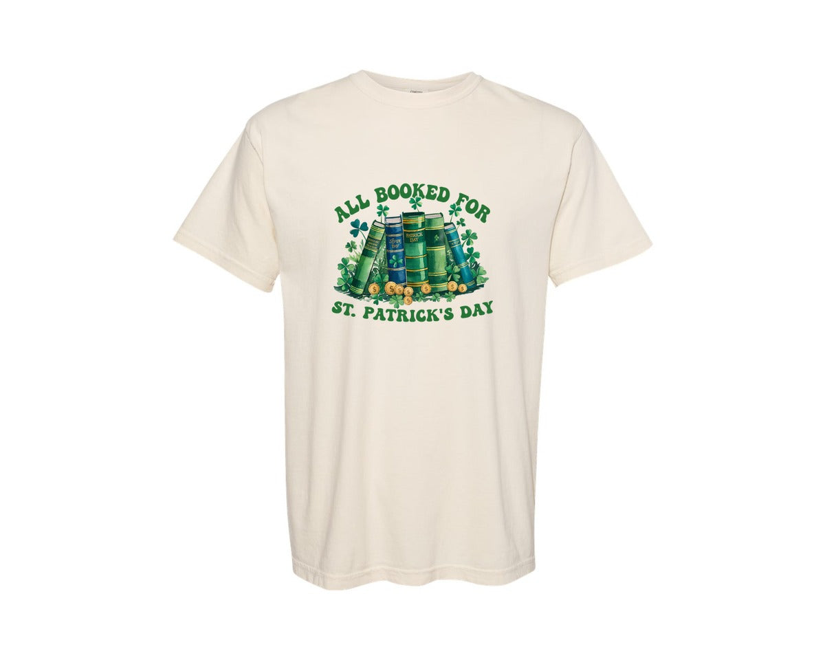 brand:Comfort Colors|color:Ivory|All Booked For St Patricks Day 29 Graphic T-Shirt