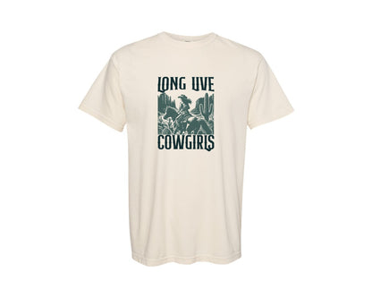 brand:Comfort Colors|color:Ivory|Long Live The Cowgirls Cowgirls Graphic T-Shirt