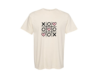 brand:Comfort Colors|color:Ivory|Tic Tac Love Cute Valentine T Shirt Graphic T-Shirt