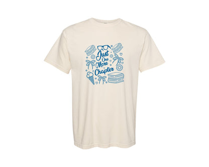 brand:Comfort Colors|color:Ivory|Just One More Chapter Book Club Graphic T-Shirt