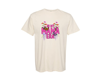 brand:Comfort Colors|color:Ivory|Girl Mama Retro Mom Mom Life Graphic T-Shirt