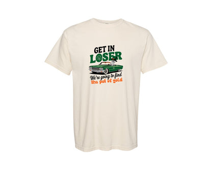 brand:Comfort Colors|color:Ivory|Get In Loser Were Going To Find The Pot 3 Graphic T-Shirt