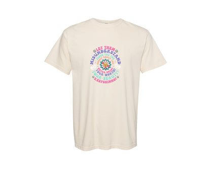 brand:Comfort Colors|color:Ivory|Let Them Pngmotivational Quotes Graphic T-Shirt