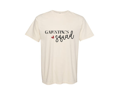 brand:Comfort Colors|color:Ivory|Galentines Squad Svgvalentine Svgboho Graphic T-Shirt
