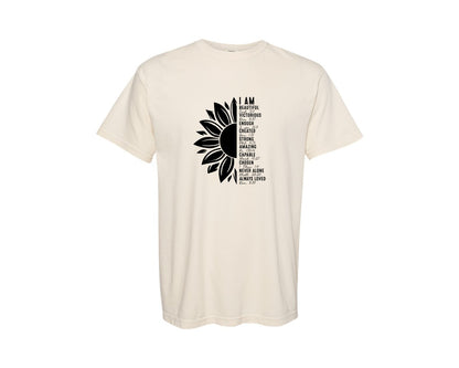 brand:Comfort Colors|color:Ivory|Inspirational Quotes Faith 2 Graphic T-Shirt