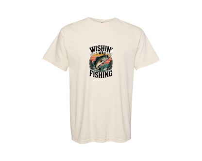 brand:Comfort Colors|color:Ivory|Reel Life Fishing Forever Graphic Graphic T-Shirt