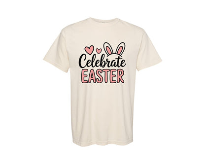 brand:Comfort Colors|color:Ivory|Easter Design 180 Graphic T-Shirt