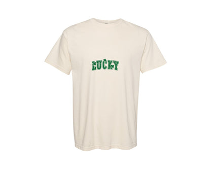 brand:Comfort Colors|color:Ivory|St Patricks Day Lucky 10 Graphic T-Shirt