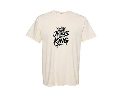 brand:Comfort Colors|color:Ivory|Jesus Is King 30 Graphic T-Shirt