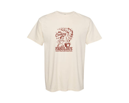 brand:Comfort Colors|color:Ivory|Vintage Woman Shirtretro House Wife Graphic T-Shirt