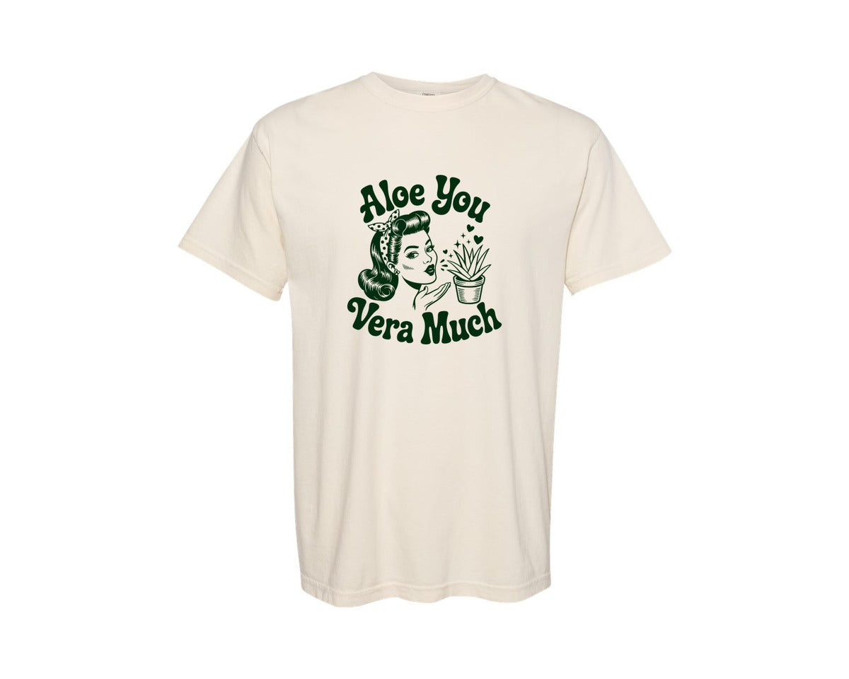 brand:Comfort Colors|color:Ivory|Plant Lover Skeleton Plant 3 Graphic T-Shirt