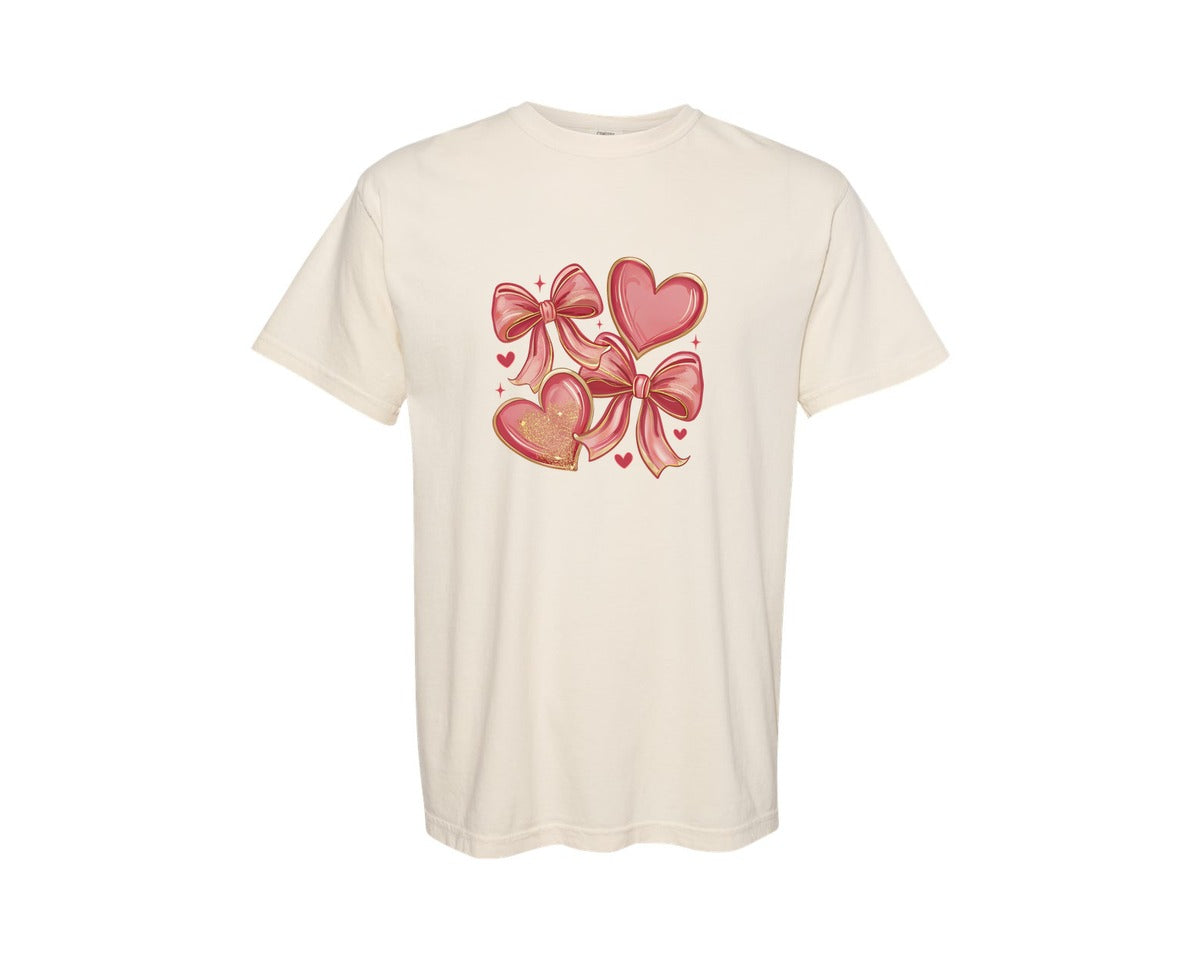 brand:Comfort Colors|color:Ivory|Xoxo Valentines Xoxo Graphic T-Shirt