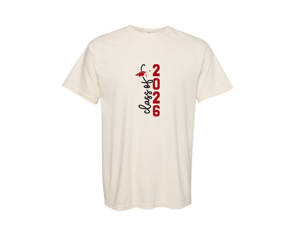 brand:Comfort Colors|color:Ivory|Class Of 2026 Senior 2026 11 Graphic T-Shirt