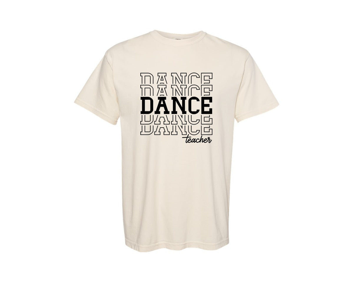 brand:Comfort Colors|color:Ivory|Dance Teacher Dance Teacher Graphic T-Shirt