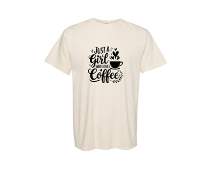 brand:Comfort Colors|color:Ivory|Coffee Graphic For Coffee Lovers 35 Graphic T-Shirt