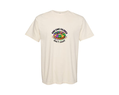 brand:Comfort Colors|color:Ivory|Mardi Gras King Cake Graphic T-Shirt