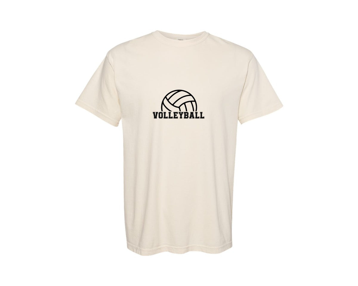 brand:Comfort Colors|color:Ivory|Volleyball 15 Graphic T-Shirt
