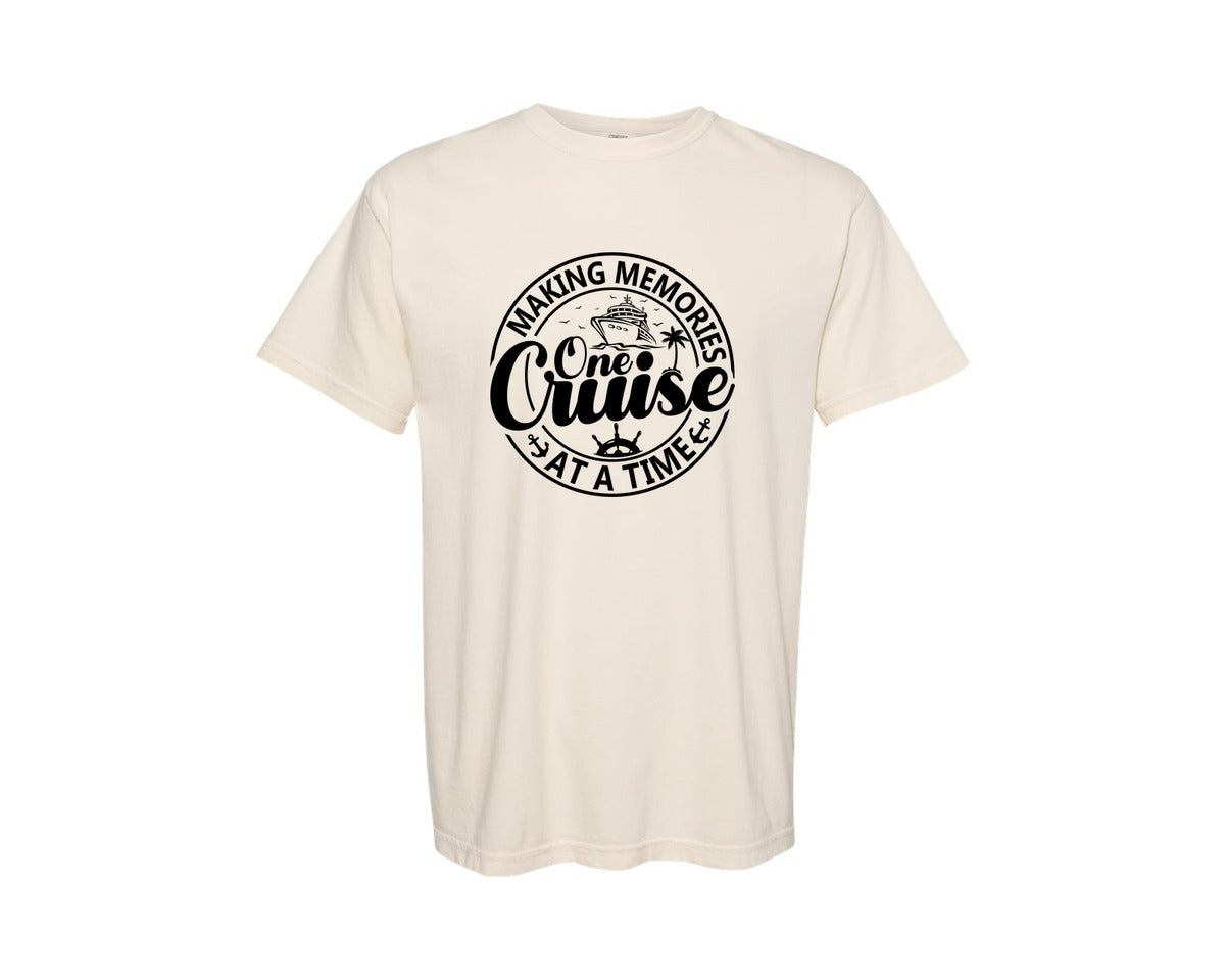 brand:Comfort Colors|color:Ivory|Cruise Memories Cruise Group Graphic T-Shirt