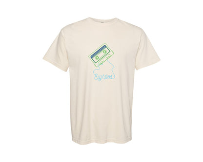 brand:Comfort Colors|color:Ivory|Eighties Cassette Tape 80S Retro Graphic T-Shirt
