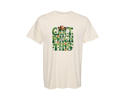 brand:Comfort Colors|color:Ivory|Cant Pinch This Funny St Patricks Graphic T-Shirt