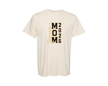 brand:Comfort Colors|color:Ivory|Senior Mom 2026 Graduation Graphic T-Shirt