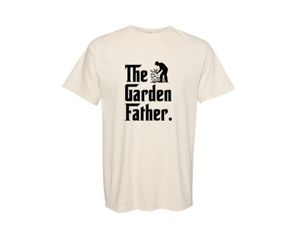 brand:Comfort Colors|color:Ivory|The Garden Father T Shirt Design Graphic T-Shirt