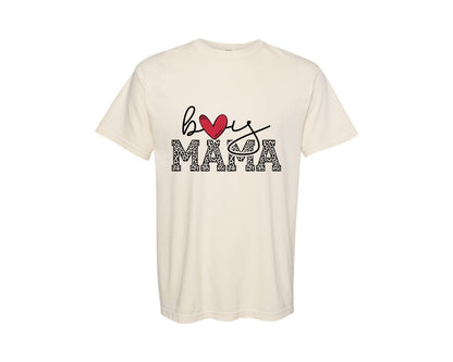 brand:Comfort Colors|color:Ivory|Boy Mama Mama Boy 2 Graphic T-Shirt