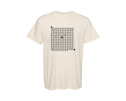brand:Comfort Colors|color:Ivory|Coordinate 67 Math Teacher Funny Graphic T-Shirt