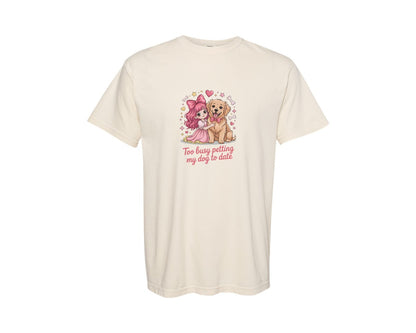 brand:Comfort Colors|color:Ivory|Dog Mom Valentines Day Graphic T-Shirt