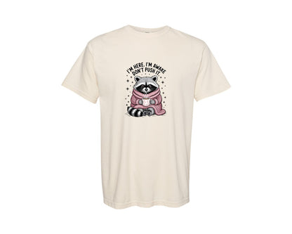 brand:Comfort Colors|color:Ivory|Funny Raccoon Sarcastic T Shirt 2 Graphic T-Shirt