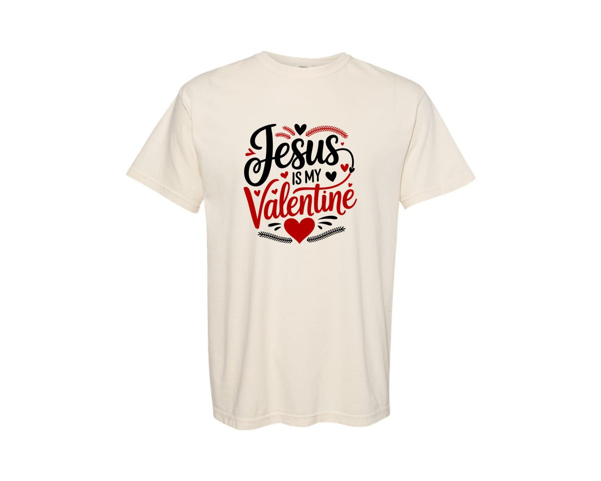 brand:Comfort Colors|color:Ivory|Valentines Design 30 Graphic T-Shirt