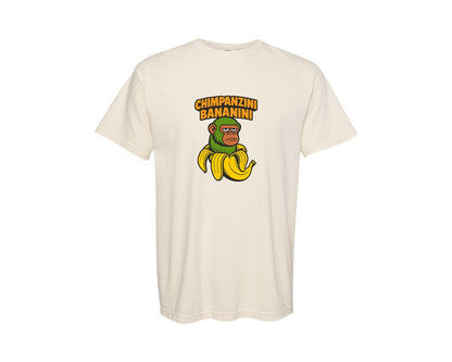 brand:Comfort Colors|color:Ivory|Chimpanzini Bananini Italian Brain Rot Graphic T-Shirt