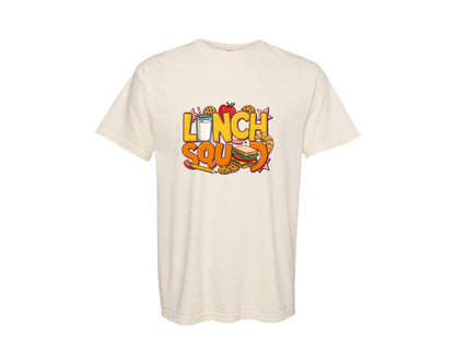 brand:Comfort Colors|color:Ivory|Lunch Squad Lunch Lady Graphic T-Shirt