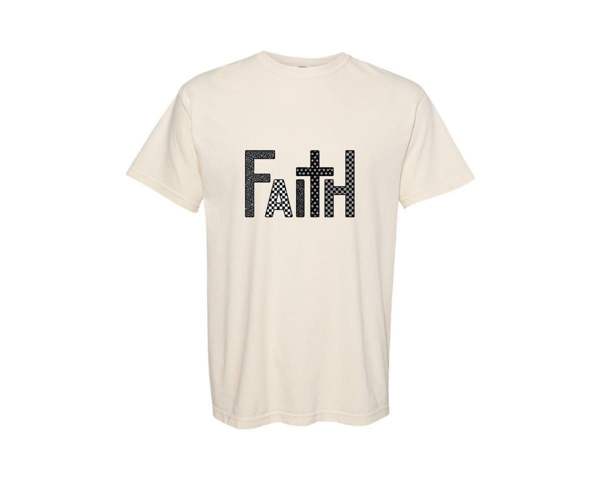 brand:Comfort Colors|color:Ivory|Faith Jesus Bible Verses Graphic T-Shirt