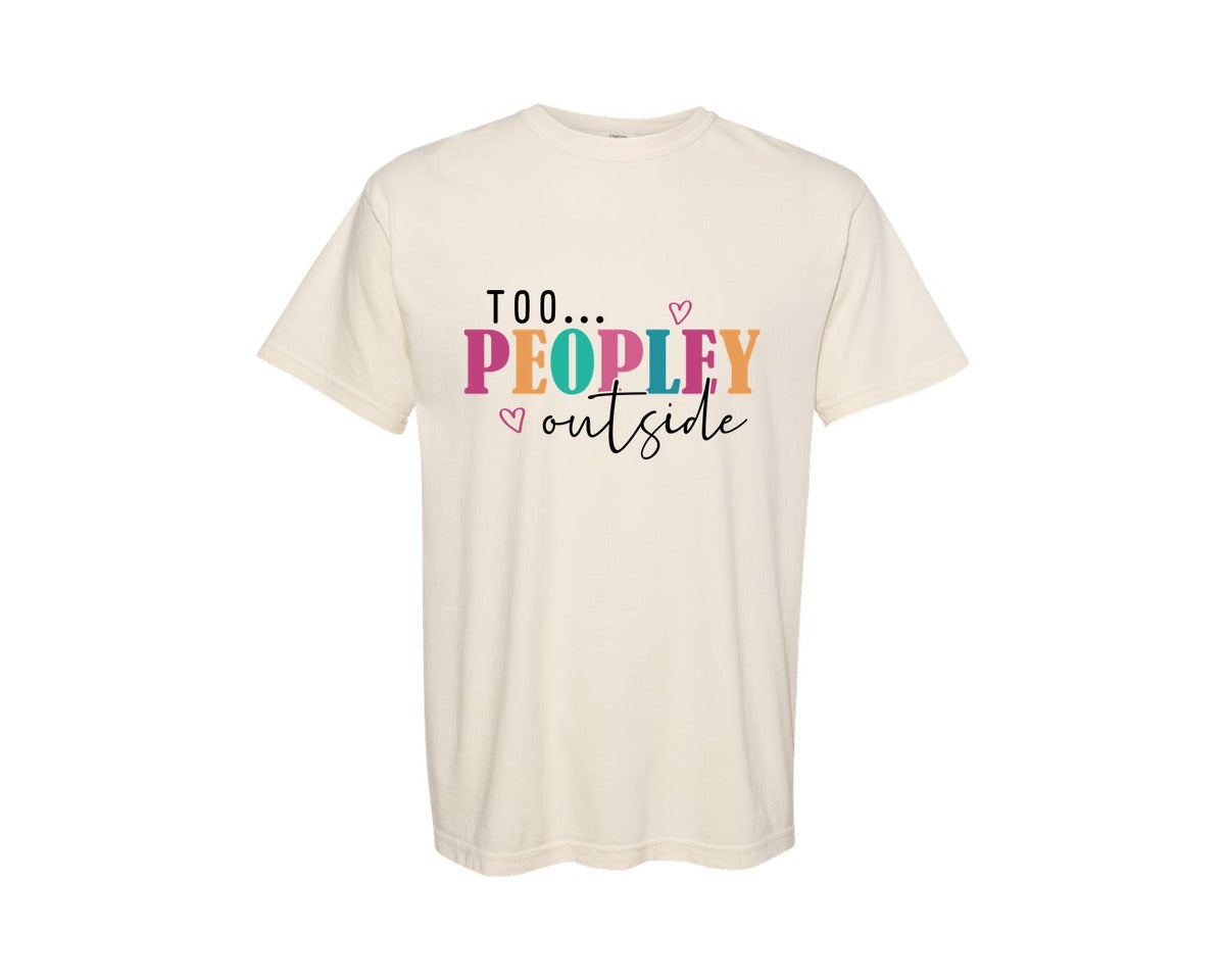 brand:Comfort Colors|color:Ivory|High Functioning Introvert 14 Graphic T-Shirt