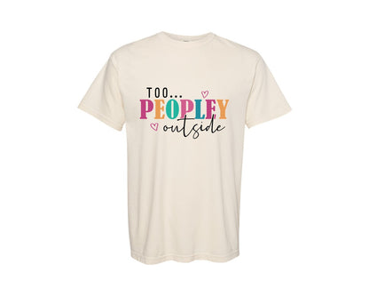 brand:Comfort Colors|color:Ivory|High Functioning Introvert 14 Graphic T-Shirt