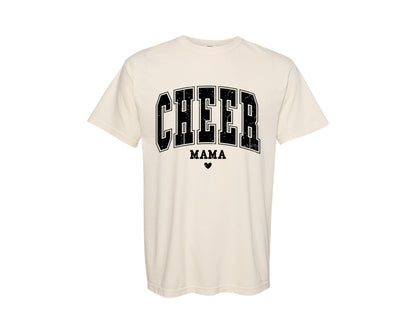 brand:Comfort Colors|color:Ivory|Cheer Mama Sports Mom Graphic T-Shirt