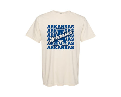 brand:Comfort Colors|color:Ivory|Arkansas State America Usa Shirt Graphic T-Shirt