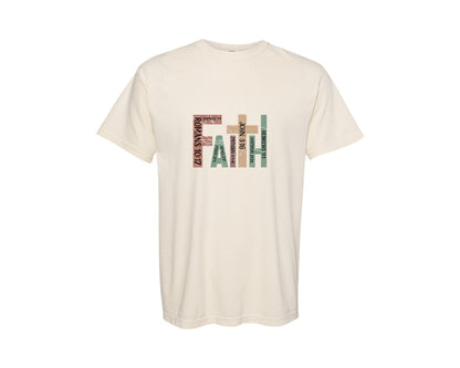 brand:Comfort Colors|color:Ivory|Faith Christian Bible Verses 2 Graphic T-Shirt