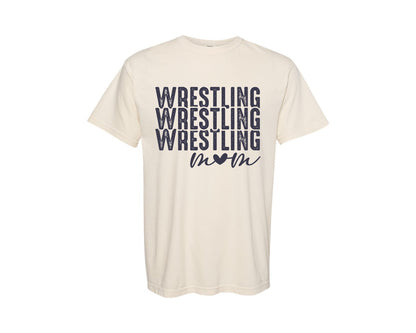 brand:Comfort Colors|color:Ivory|Wrestling Mom Pngmommama Wrestling Graphic T-Shirt