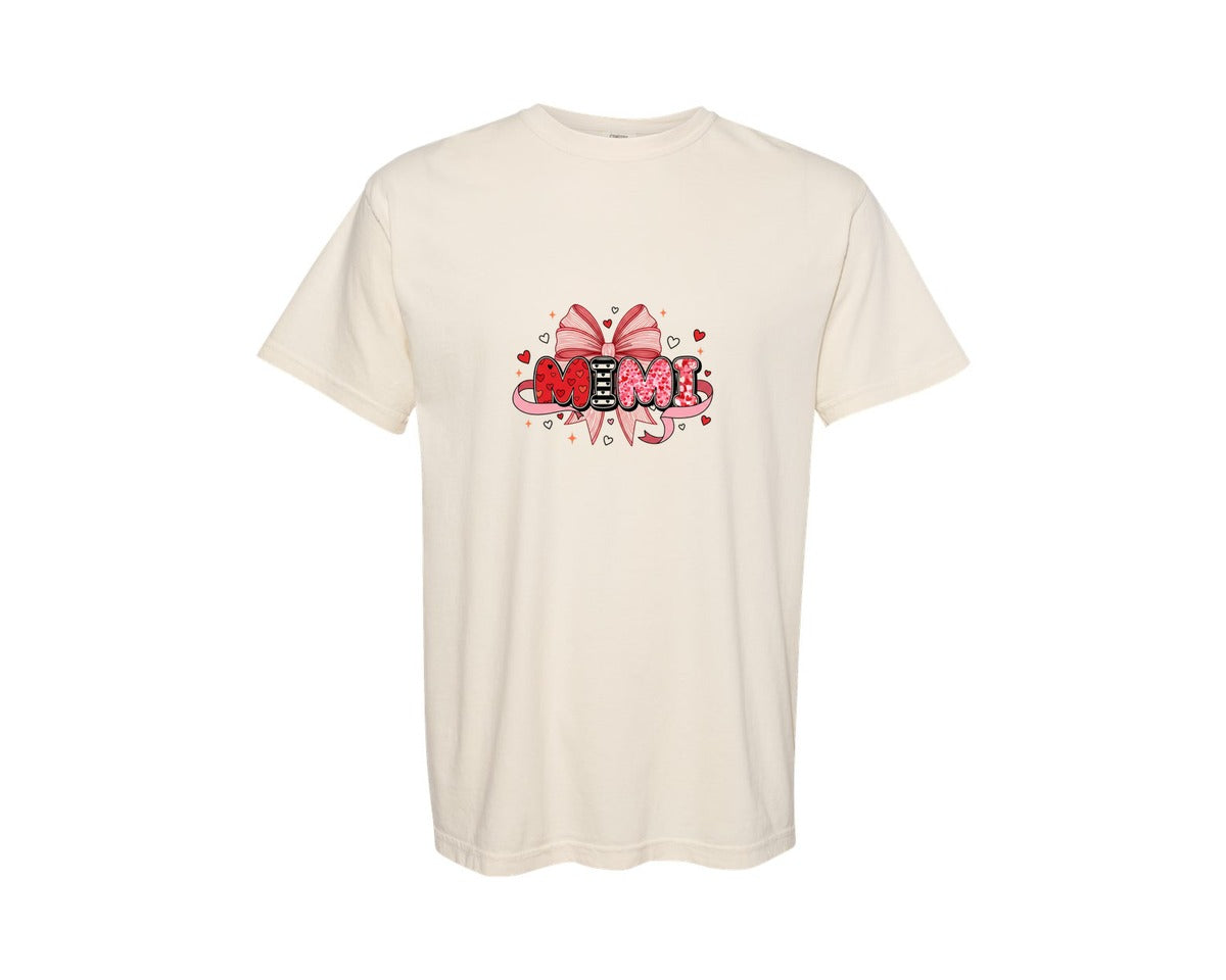 brand:Comfort Colors|color:Ivory|Mimi Valentine Graphic T-Shirt