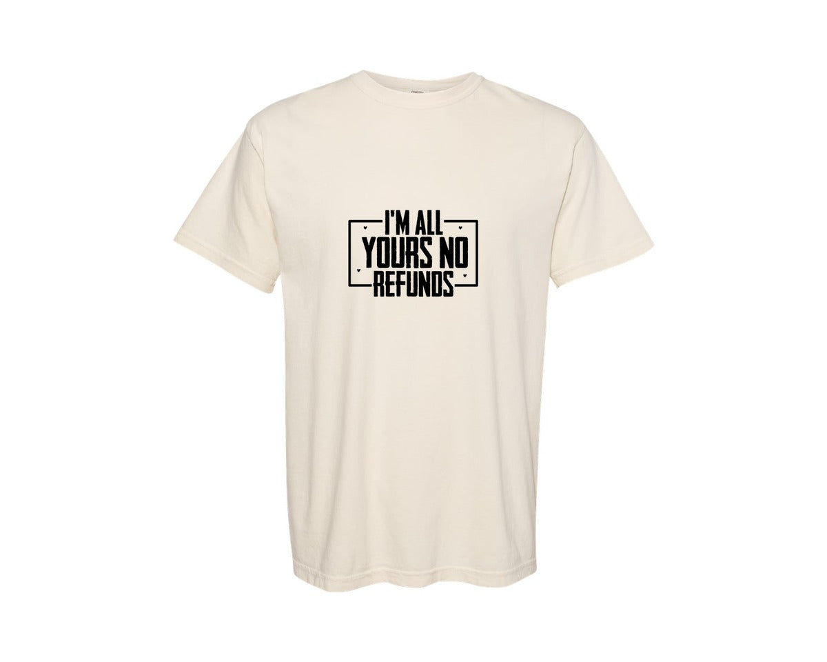 brand:Comfort Colors|color:Ivory|Funny Valentine Shirt Graphic T-Shirt