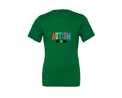 brand:Generic|color:Kelly|Autism Mom Autism Day Graphic T-Shirt