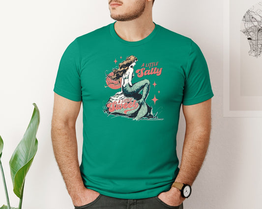 A Little Salty A Little Sweet Mermaid Graphic T-Shirt