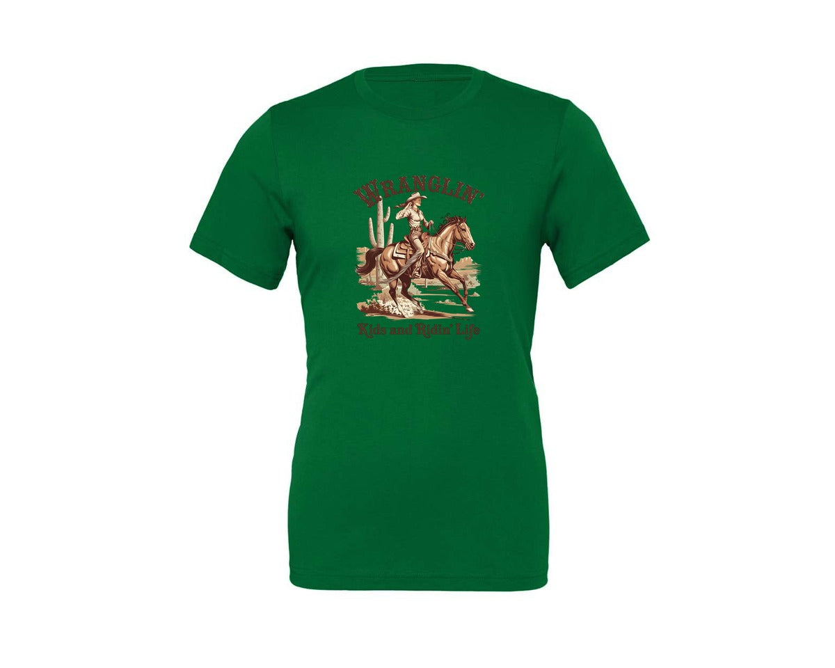 brand:Generic|color:Kelly|Western Mothers Day Mom 2 Graphic T-Shirt