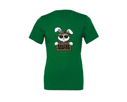 brand:Generic|color:Kelly|Easter Hunter Bunny Boy Bunny Graphic T-Shirt
