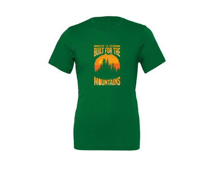 brand:Generic|color:Kelly|Wild Life Experience Mountain Hiking Tee 6 Graphic T-Shirt